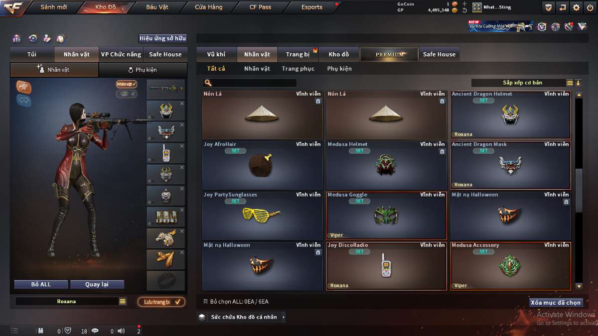 shop acc cf uy tin gia re